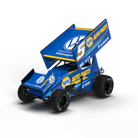 Sprint Car 3D model livery template