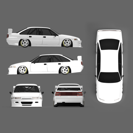 Holden Commodore V8 Supercar Livery Template