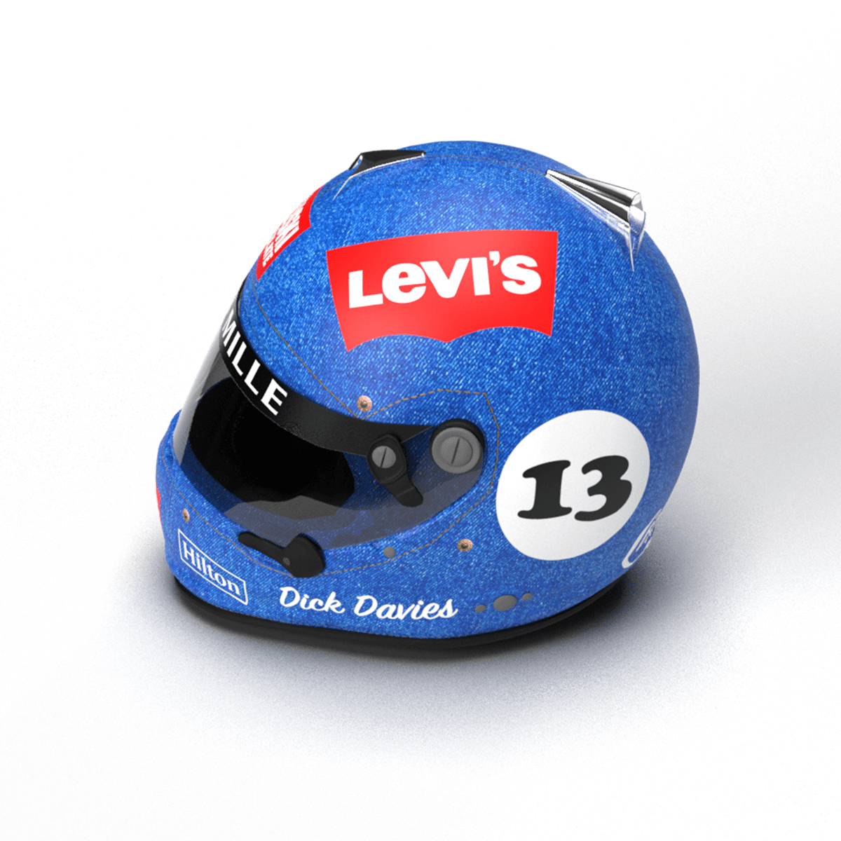 Arai GP6S 3D model helmet livery template