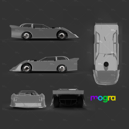 Dirt Late Model Livery Template Blueprint