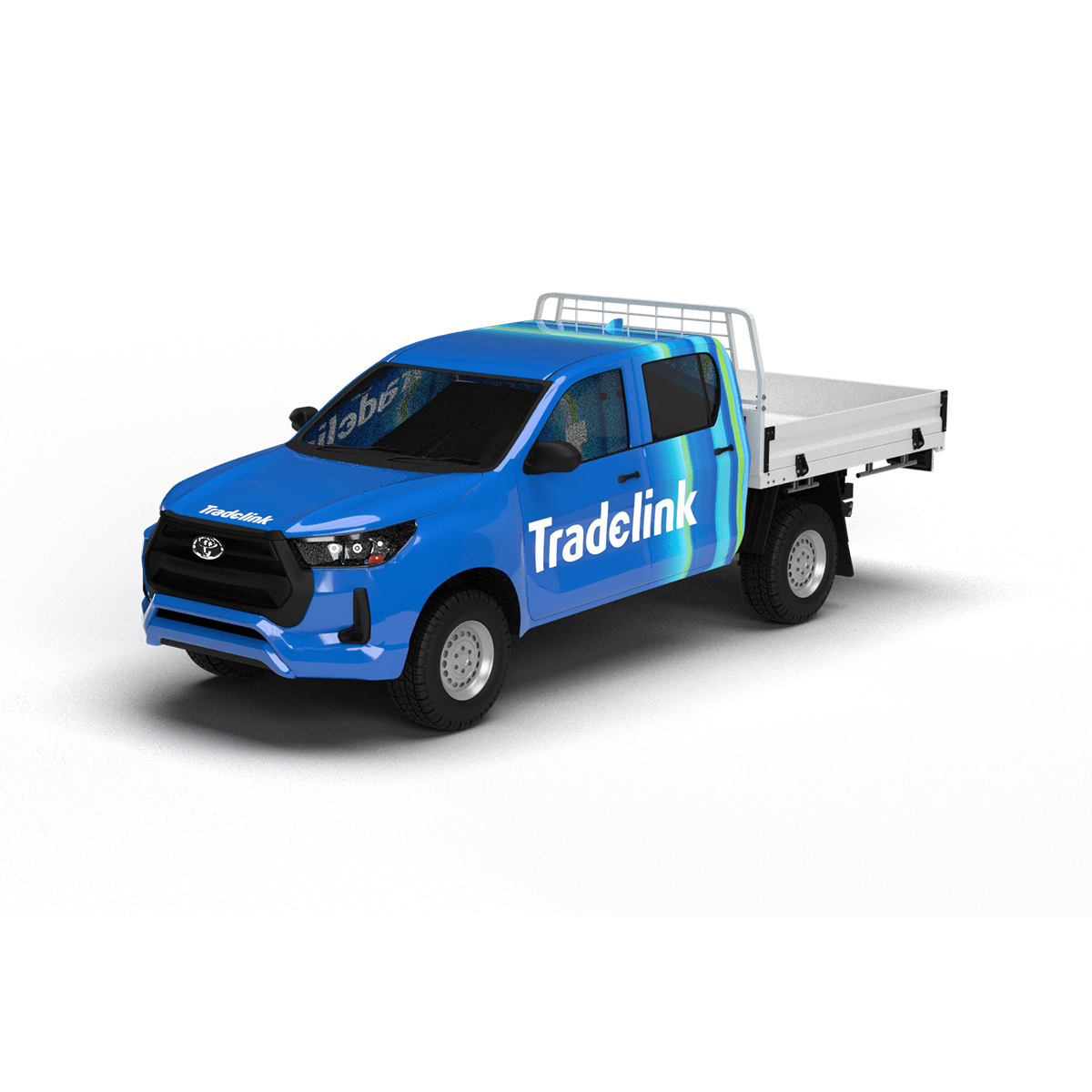 2022 Toyota Hilux Double Cab Tray 3D model livery template