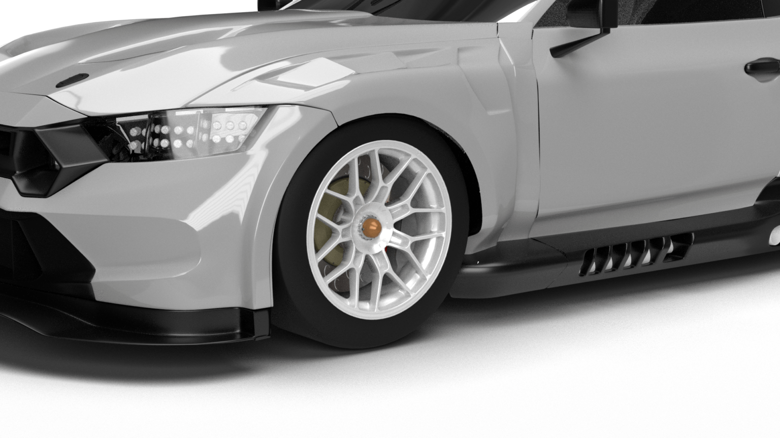 Modern Motorsport Brakes 3D Model