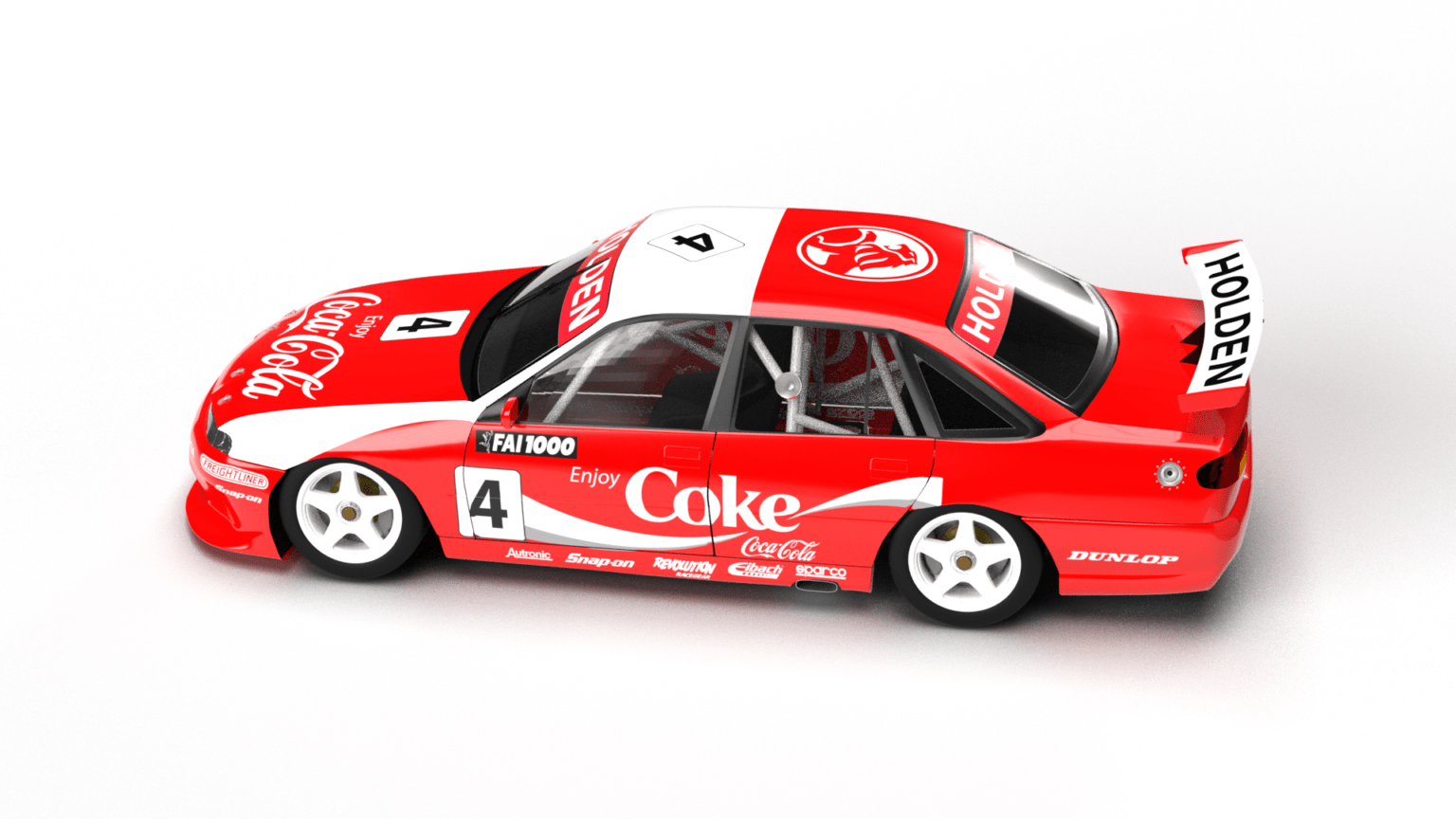 Holden Commodore VR VS V8 Supercar 3D Model Template