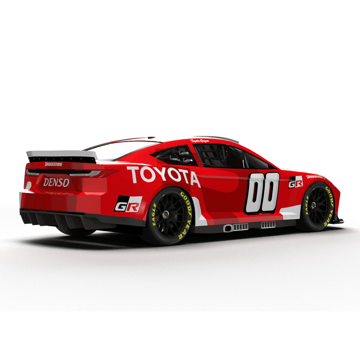 NASCAR Gen 7 Toyota Camry 3D model livery template