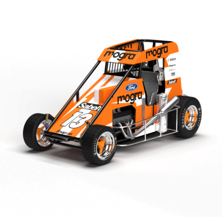 Midget 3D model livery template
